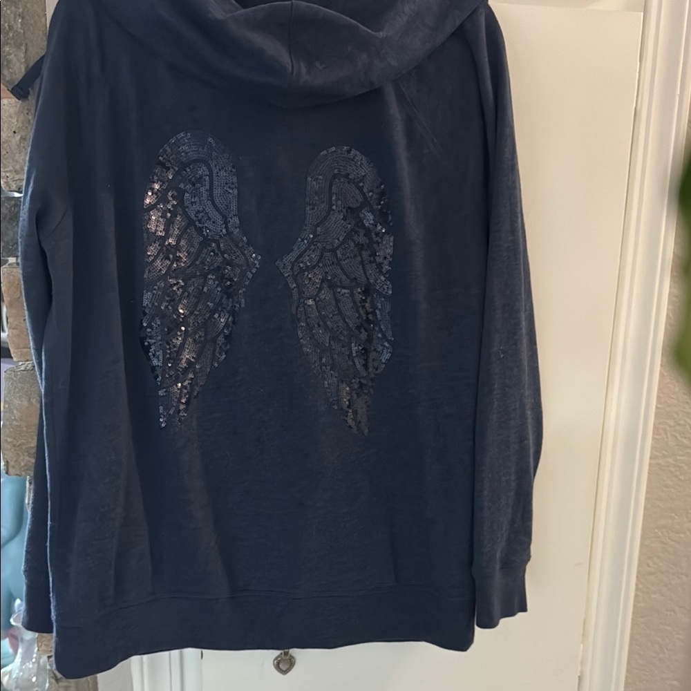 Victoria's Secret Blue Winged Sweatshirt